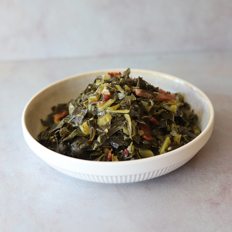 Collard Greens with Bacon & Ham