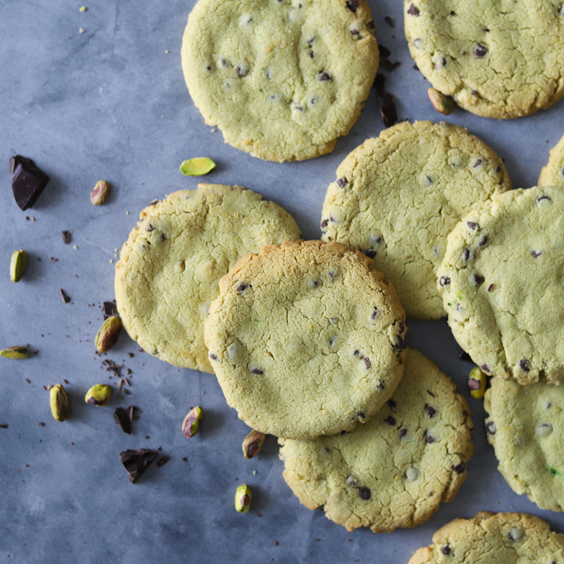 Pistachio Chocolate Chip Cookie