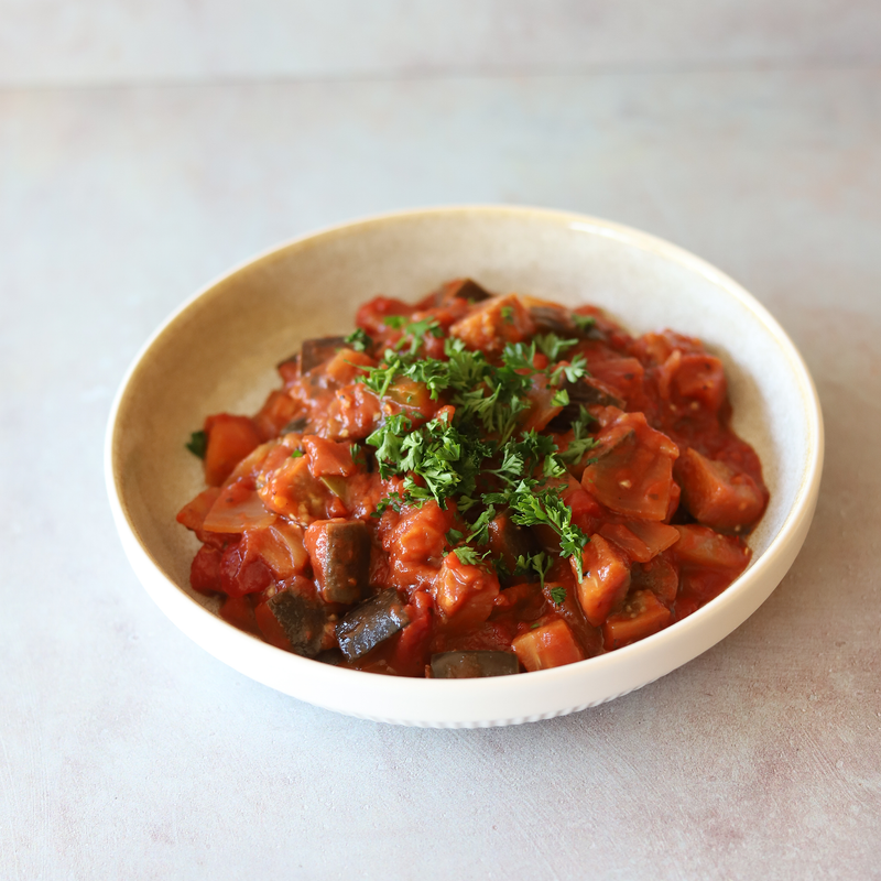Spanish Roasted Eggplant and Tomato