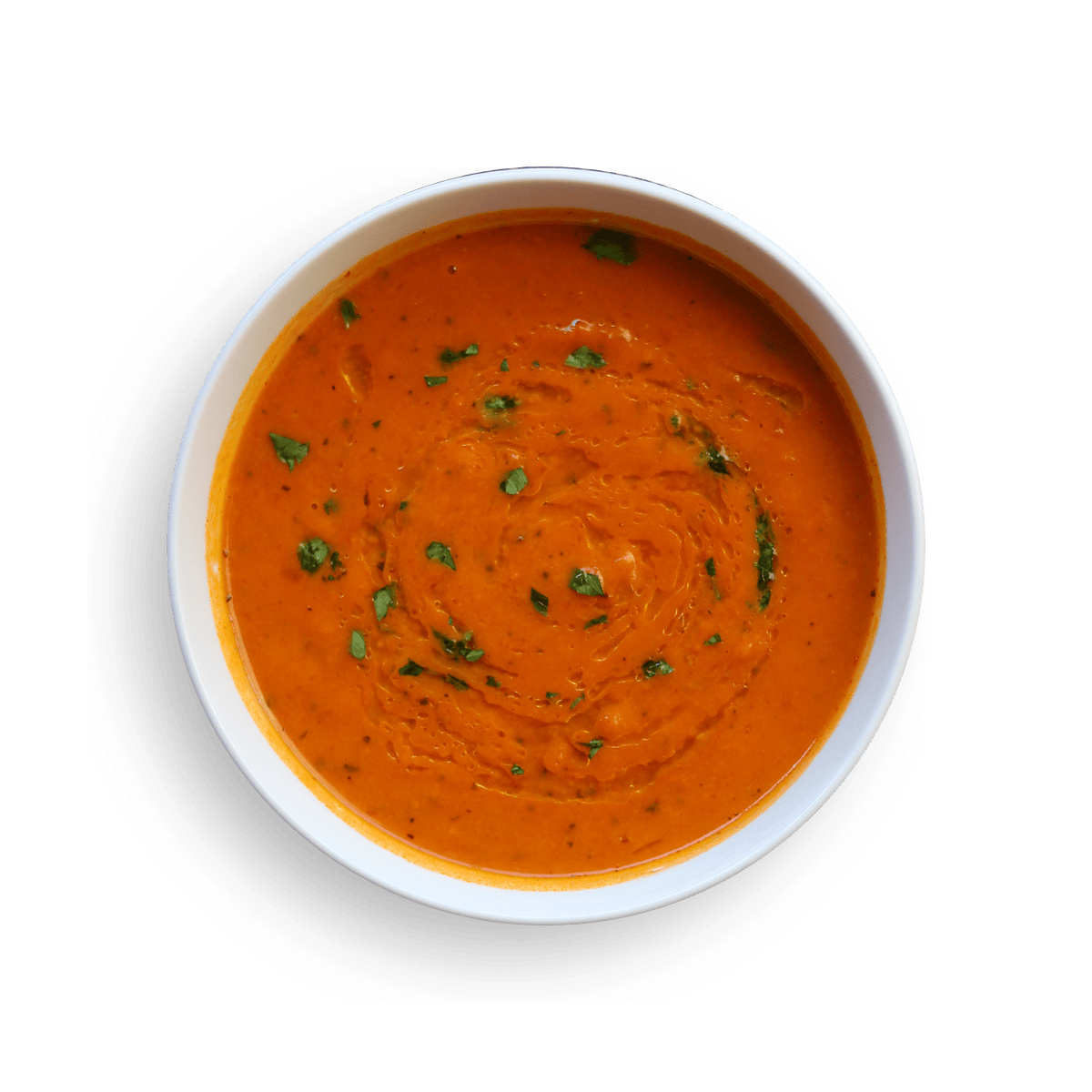 Spicy Tomato Soup with Toasted Za'atar Produced by MBI Foods