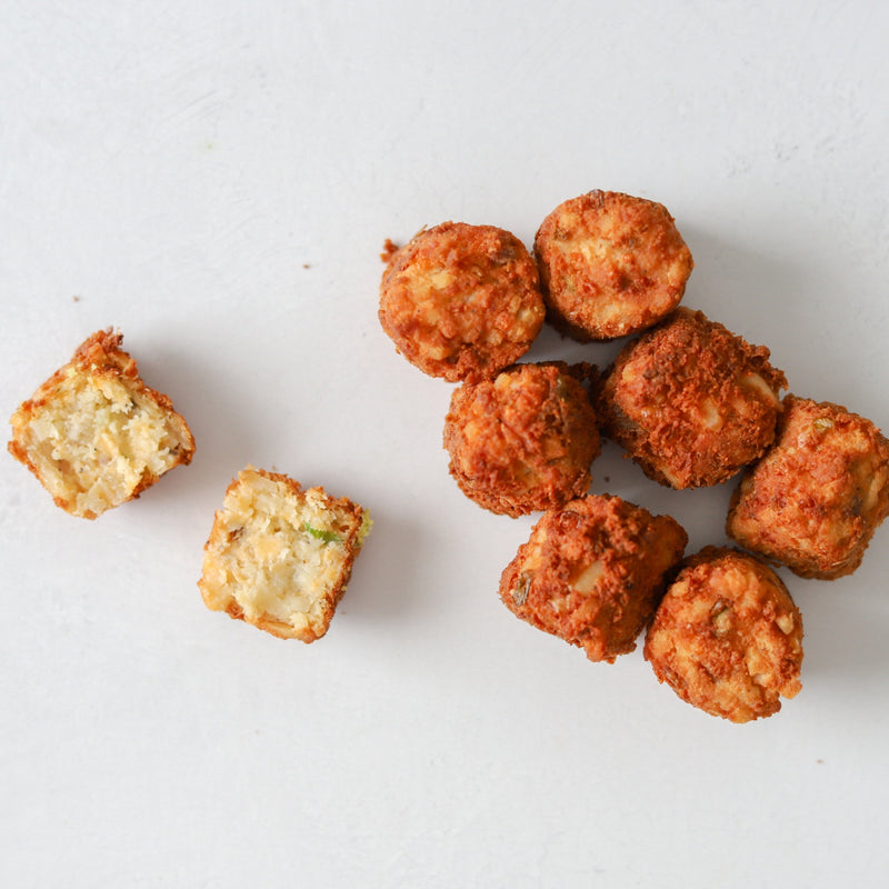 Loaded Baked Potato Fritters